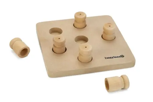 Beeztees Ozo - Hondenspeelgoed - Training - Hout - 18x18 cm Uitverkoop
